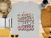 Even Witches Need Coffee Quote Graphic T-shirt product