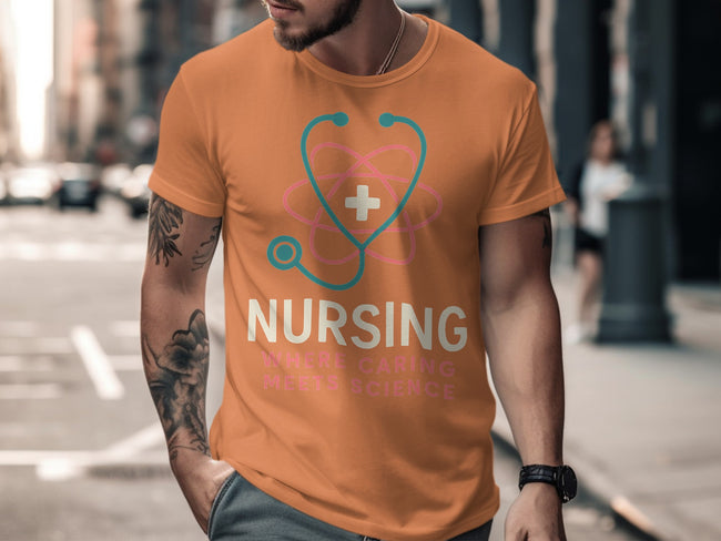 Nursing Where Caring Meets Science T-shirt product