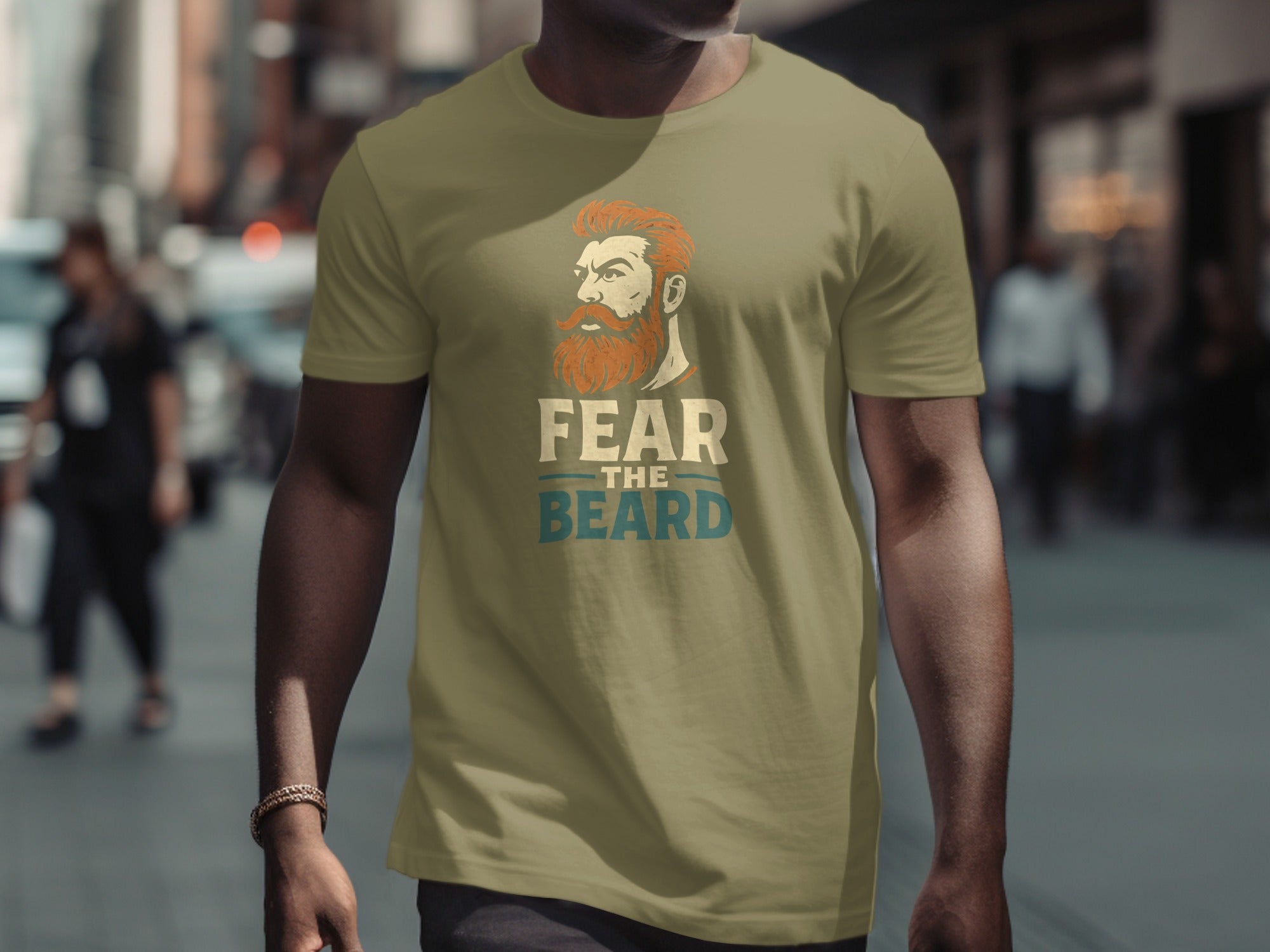 Fear the Beard Graphic Tee Shirt product type