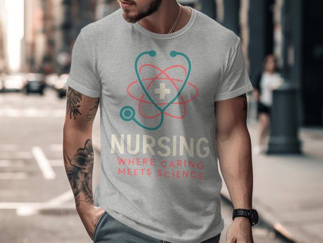 Nursing Where Caring Meets Science T-shirt product type