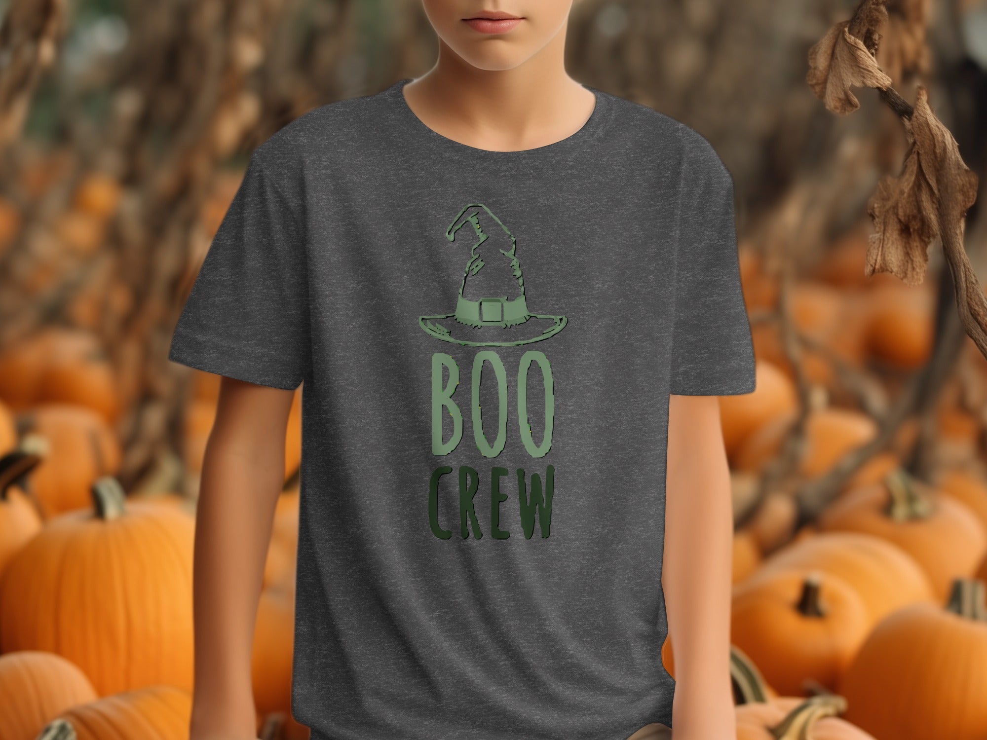 Boo Crew Halloween Theme Witch Hat T-Shirt product