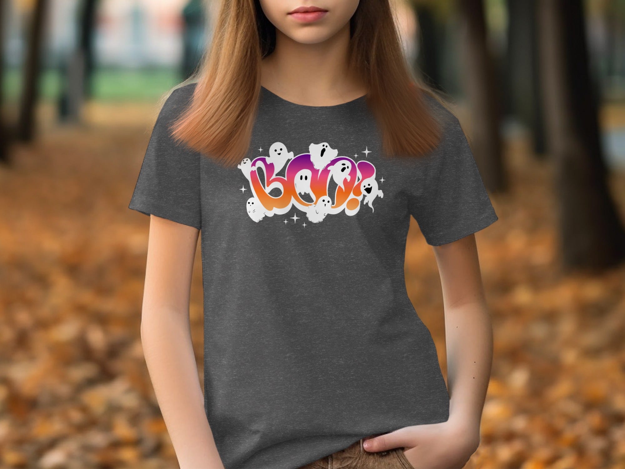 Boo Halloween Ghosts Graphic Kids T-Shirt product