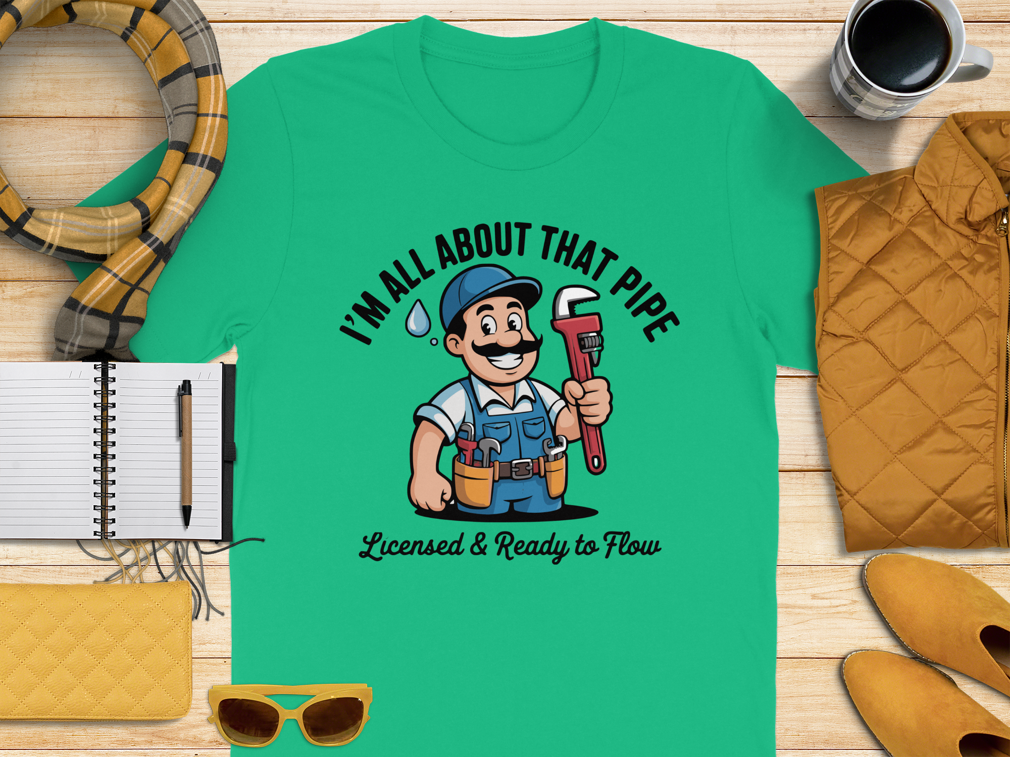 I'm All About That Pipe Plumber Licensed Ready to Flow product type