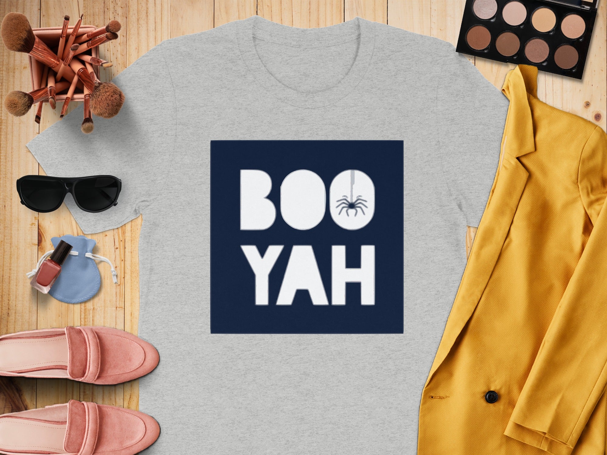 Boo Yah Halloween Inspired Funny Graphic Tee product