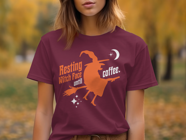 Resting Witch Face Funny Halloween Costume Design T-Shirt