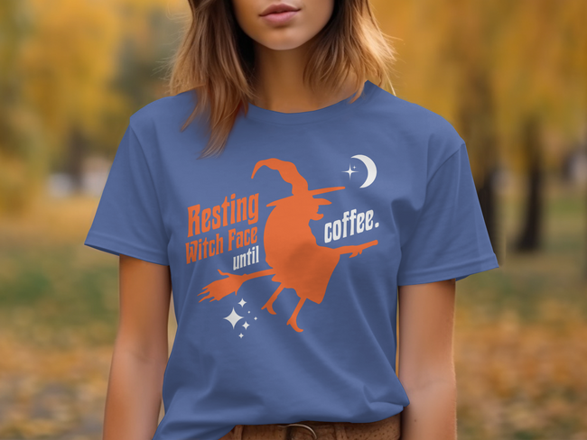 Resting Witch Face Funny Halloween Costume Design T-Shirt