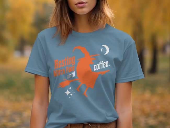 Resting Witch Face Funny Halloween Costume Design T-Shirt