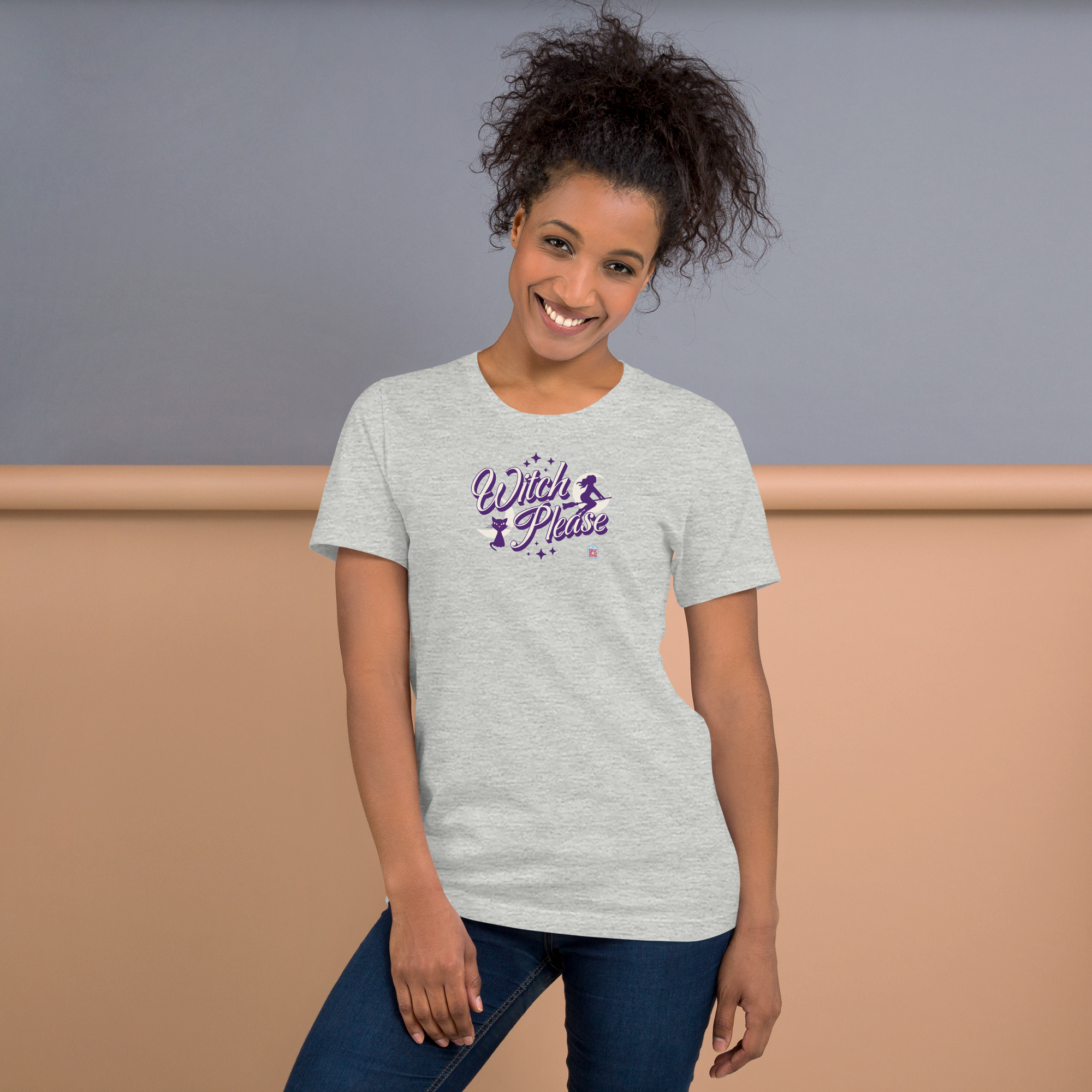 Witch Please Design Halloween Season Graphic Novelty T-Shirt